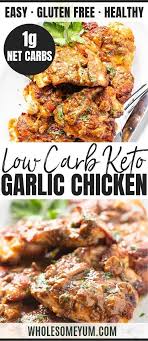 Creamy Garlic Chicken Thighs Recipe Garlic Butter Chicken Thighs Make A Pe Garlic Chicken Thighs Recipe Low Carb Dinner Chicken Creamy Garlic Chicken Recipes