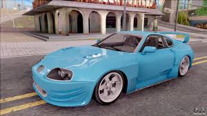 Jun 09, 2021 · a rare and valuable toyota supra mk4 trd 3000gt featured in a hit youtube video has been fitted with yokohama's high performance advan a052 tyres. Toyota Supra Mk4 Nfsuc Tuning For Gta San Andreas
