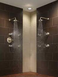 Shower Shower Heads Double Shower Bathroom Design
