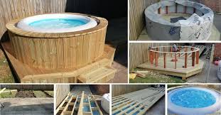 Why a wood fired hot tub? How To Make A Hot Tub Surround With Deck Decor Home Ideas