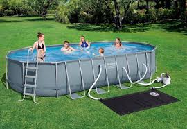 Will my bestway oval pool bow without water?