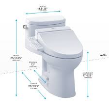 Supreme 1 28 Gpf Elongated Bidet Toilet With C100 Electronic Bidet Seat Bidet Seat Electronic Bidet Washlet