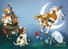 So your kids might already know it? Hey Diddle Diddle Painting By English School