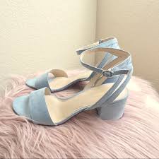 Nine West Shoes Nine West Light Blue Sandal Poshmark