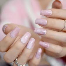 While some women go to a professional salon to. Medium Size Marble Fake Nails Square Dark Pink Ladies Acrylic Diy Nail Art Tips Pre Designed Nails With Glue Sticker False Nails Aliexpress