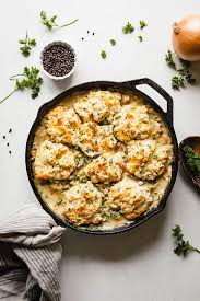 biscuit topped vegetarian pot pie the