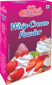 Powdered whipping cream comes in dry powdered different brands sell these at different prices. Butterfly Instant Whip Cream Powder 50g Amazon In Grocery Gourmet Foods