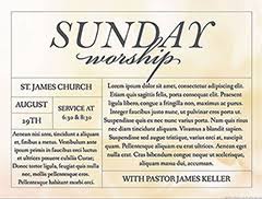 Download exceptional church letterhead templates and church letterhead designs include customizable layouts, professional artwork and to add products in favorites you must first register or login. Church Flyers Customize Free Church Flyer Templates In Minutes