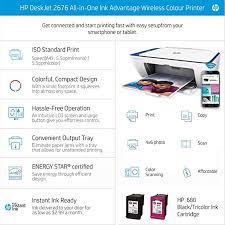 A shallow monthly cycle of 100 to 300 pages 3. Hp Deskjet Wireless Ink Advantage 2676 All In One Printer Hp 680 Black Ink Cartridges Twin Pack X4e79aa Amazon In Computers Accessories
