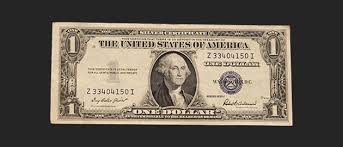 1 silver certificate still looking pretty sharp