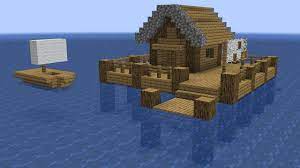 Minecraft - How To Build A Fishing House - Youtube