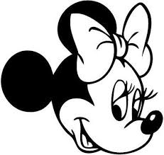 Baby Minnie Mouse Clipart Black And White Minnie Mouse Minnie Mouse Outline Minnie Mouse Silhouette Minnie Mouse Printables