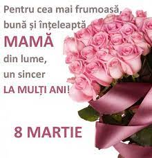 O poti desena pe mama sau poti folosi hartie colorata pentru a crea capul, corpul si palmele. Mesaje Si FelicitÄƒri De Ziua Femeii Cele Mai Frumoase Sms Uri De 8 Martie Pentru Mama Si SoÅ£ii Blumen Rosen Blumen Gluckwunsche