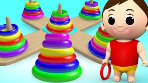 Learning colors for toddlers, primary colors for kids. Learn Colors In Telugu For Kids With Baby Playing Ring Toss Game Colors Learning Colors Rhymes For Kids Ring Toss Game