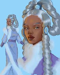 Afrosamucry En Instagram Some Princess Yue Fanart Because She Was Really One Of My Favourite Atla Characters Pl In 2020 Princess Yue Black Artists Avatar Fan Art