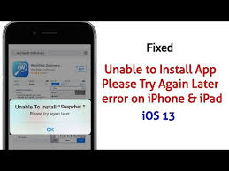 Fixed Unable To Install App Please Try Again Later Error Message On Iphone Ipad In Ios 13 13 4 Youtube