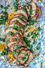 Cover with foil and leave to rest. The Best Baked Garlic Pork Tenderloin Recipe Ever