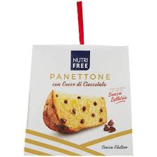 Panettone basso piemontese con gocce di finissimo cioccolato fondente senza canditi glassato con glassa di nocciole senza conservanti aggiunti lievitato naturalmente. Panettone Nutrifree Con Gocce Di Cioccolato Da 600 G