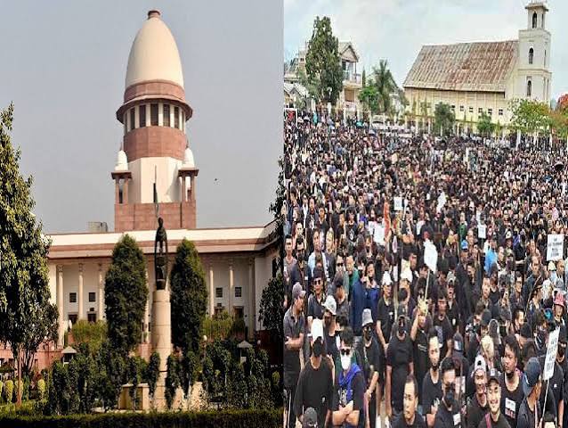 Manipur Violence: मैतई समुदाय को सुप्रीम कोर्ट से म‍िली राहत, मणि‍पुर HC के फैसले पर रोक लगाने से इनकार - Supreme Court refused to stay order of Manipur High Court Single Bench
