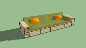 Modern outdoor sofas can be quite expensive. Diy Couch From Recycled Materials 3d Warehouse