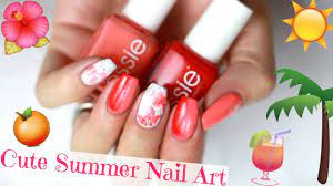 Jetzt hochwertige nageldesign & nailart produkte im onlineshop von nd24 naildesign kaufen. Summer Flowers Nail Art Sommer Nageldesign Easy Blumen Nagel Jolifin Nagelfolie Withkat Youtube