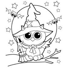 Eule Hexe 7021 Coloriage Halloween Coloriage Chouette Coloriage Haloween