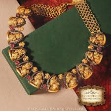 Nac jewellers rolls out largest necklace mela festical launched by trisha desipixer desipixer. Antique Gold Necklace From Nac Jewellers South India Jewels Temple Jewelry Necklace Gold Jewelry Fashion Real Gold Jewelry
