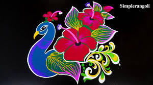 Hibiscuspeacock Rangoli Designs 2019 How To Draw Peacock Kolam Design With Dots Small Muggulu Youtube Kolam also known as rangoli, is a dainty floor painting, which is an integral part of south indian tradition. hibiscuspeacock rangoli designs 2019 how to draw peacock kolam design with dots small muggulu