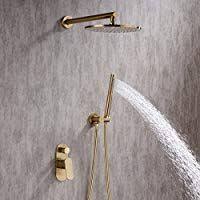 Trustmi Badezimmer Runde 20 3 25 4 Cm Durchmesser Messing Dusche Wasserhahn Set Mix Mit Verdeckter 2 We Messing Badezimmer Badezimmer Mit Dusche Schwarz Dusche