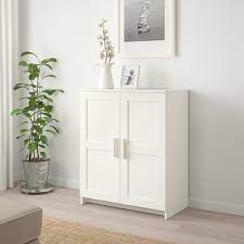 Tall, white bookcase with 6 cubbies. Cupboards Cabinets Ikea