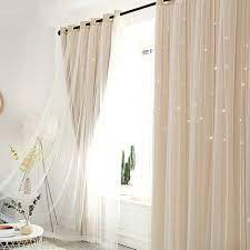 So cozy and plush furniture throw cover. 1 2pcs Full Blackout Curtain Double Decker Nordic Style Bedroom Living Room Curtain Hollow Star N Nordic Style Bedroom Living Room Curtain Curtains Living Room