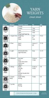 Yarn Weights The Complete Encyclopedia Knitting