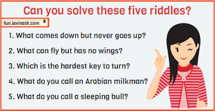 We did not find results for: Can You Solve These Five Riddles Fun Iavinash Com