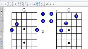 interactive guitar chord chart for smart board