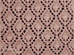#machine knitting #lace knitting #lace stitch. Openwork Diamonds Pattern 2 Lace Knitting Stitches Lace Knitting Patterns Knit Stitch Patterns