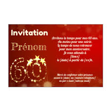 Visitez l'adresse source pour une explication plus complète. Invitation D Anniversaire 60 Ans Gratuit A Imprimer Ou Envoyer Par Carte Virtuelle