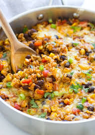 One Skillet Mexican Rice Casserole Making Thyme For Health Vegetarian Meal Plan Healthy Vegetarian One Pot Vegetarian