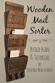 Letter depth (12 1/4) mail sorter weighs 80 lbs. Get Organized Diy Wood Mail Sorter Plans And Tutorial Rustic House Wood Diy Wooden Diy