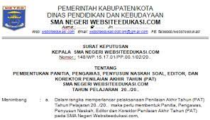 Check spelling or type a new query. Contoh Sk Panitia Pat Tahun 2020 Websiteedukasi Com