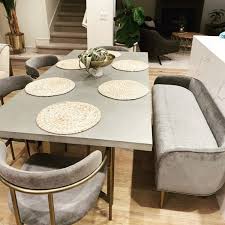 Tower Dining Table Concrete In 2020 Concrete Dining Table West Elm Dining Table Concrete Outdoor Dining Table