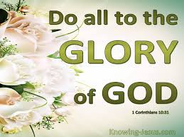 What Does 1 Corinthians 10 31 Mean