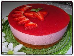 Bavarois A La Fraise Cake Recipes Homemade Ice Cream Desserts