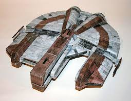 Star Wars Knights Of The Old Republic Ebon Hawk Paper Model Paper Models Star Wars Awesome Free Paper Models