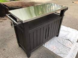 Read honest and unbiased product reviews from our users. Amazon Com Keter Unity Xl Indoor Outdoor Entertainment Bbq Storage Table X2f Prep Station X2f Serving Cart With M Outdoor Cabinet Patio Kitchen Outdoor