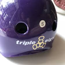 Triple 8 Purple Gloss Helmet Size Small Ex Display