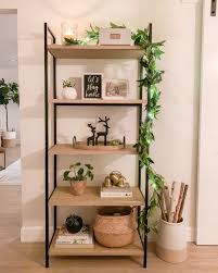 Bookshelf Bookshelf Decor Christmas Decorated Farmhouse Holidays Modern In 2020 Shelf Decor Living Room Bookshelves In Living Room Diy Apartment Decor