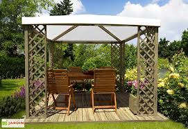 Tonnelle Bois Autoclave Pvc Fox 299x299cm Plusieurs Coloris Bois Autoclave Pergola En Kit Plan Pergola Bois