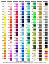Gutermann Embroidery Thread Color Chart Pictures Gutermann