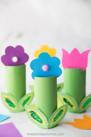 These craft ideas aren't just for toilet paper rolls. Toilet Paper Roll Flowers Craft The Best Ideas For Kids