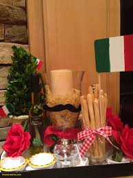 Dinner party ideas for hosting an italian themed dinner party. Table Decoration Italian Rustic Italian Themed